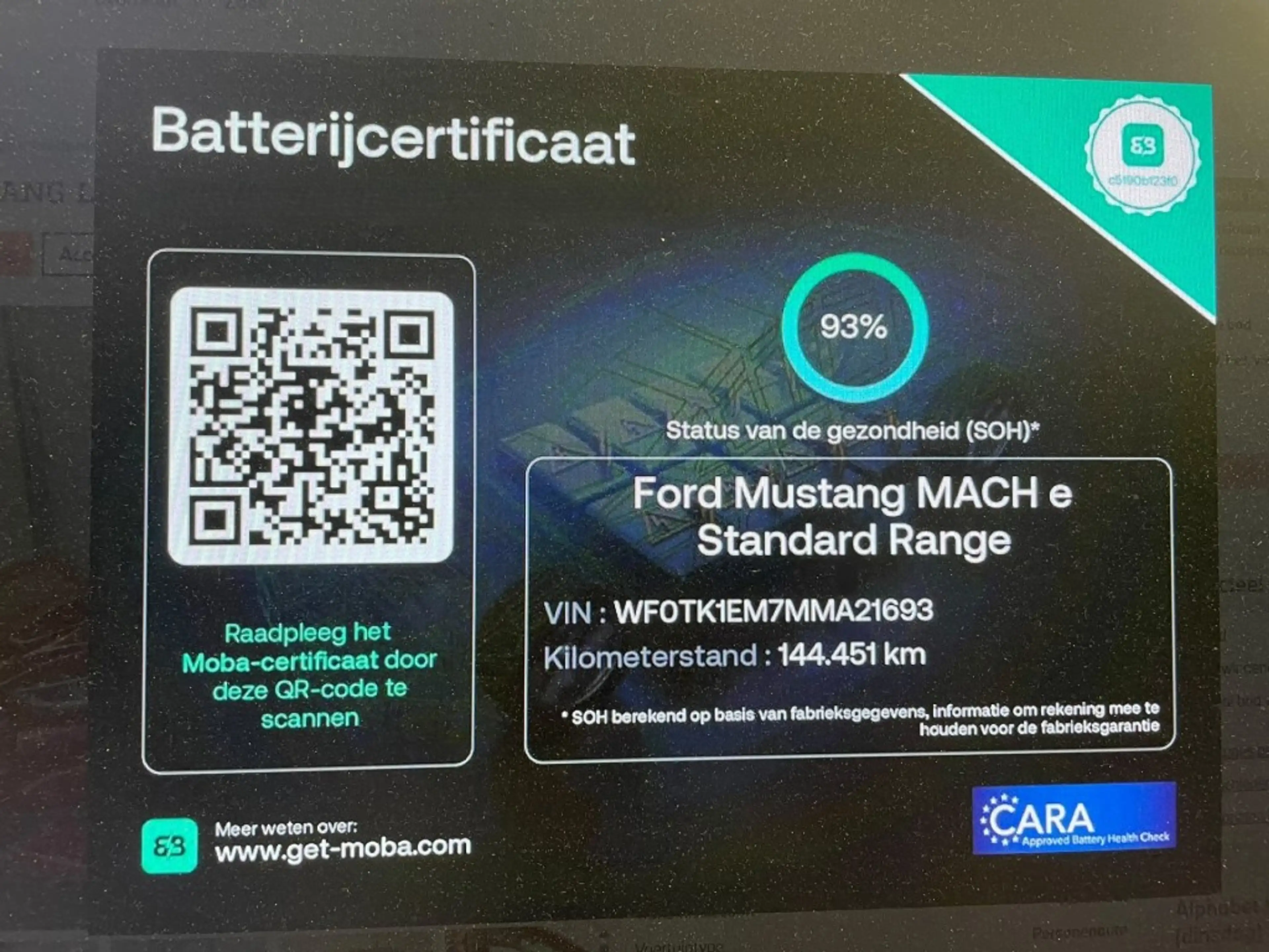 Ford Mustang Mach-E RWD 75 kWh - Carplay, Camera, Leer, Stoel/Stuur Ve — photo 3