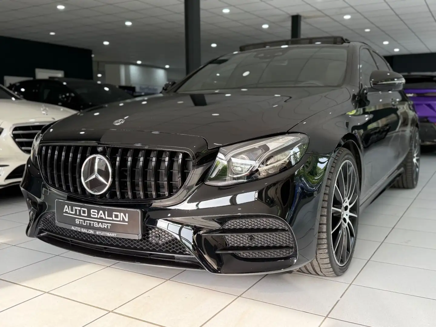 Mercedes-Benz E 350 d *AMG*PANO*WIDESCR*BURM*MULTI-B*DISTR+*360 Noir - 1