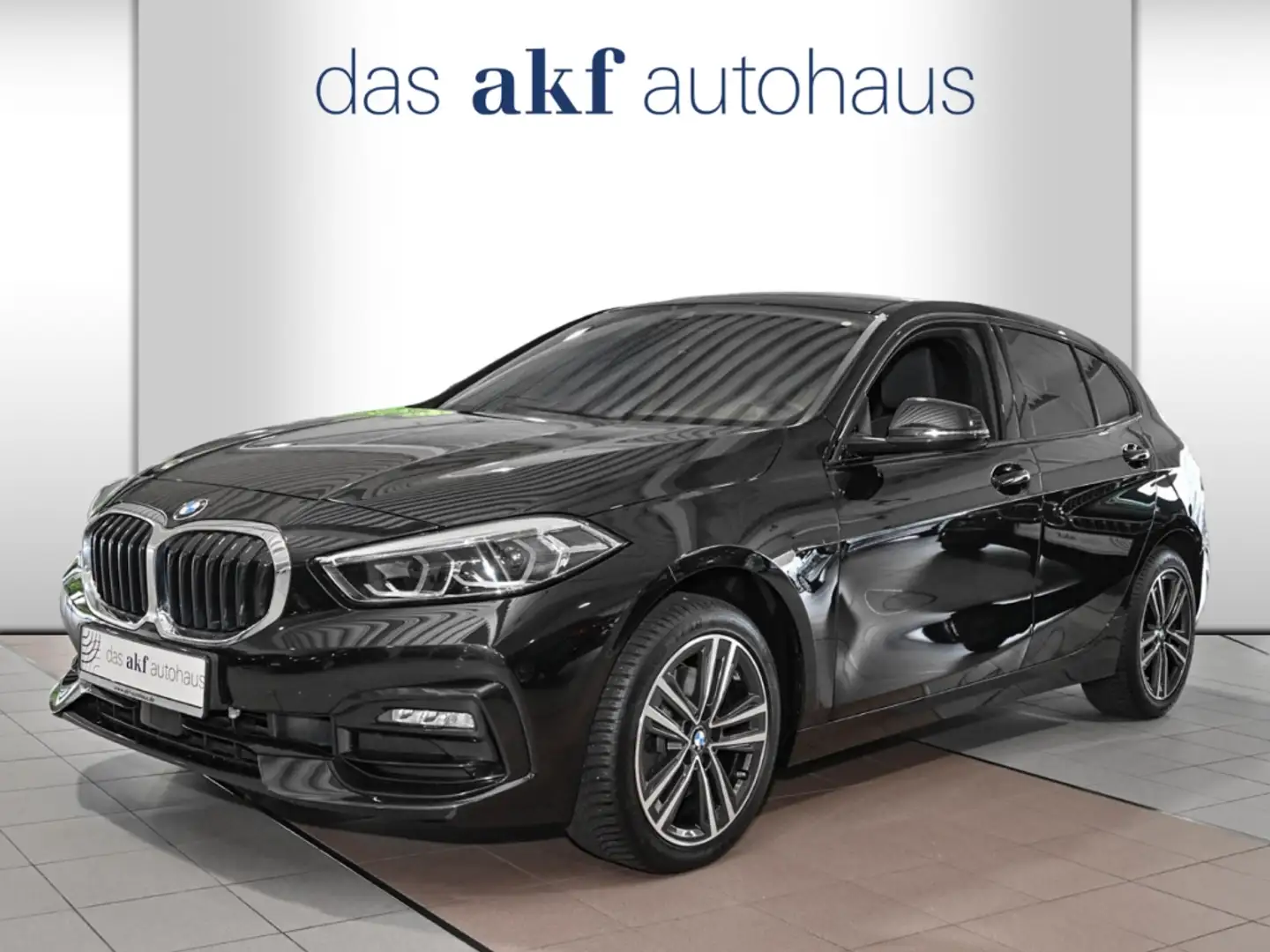 BMW 118 d Aut. Sport Line-Navi*Kamera*LED*Comfort-Paket*Sp Schwarz - 1