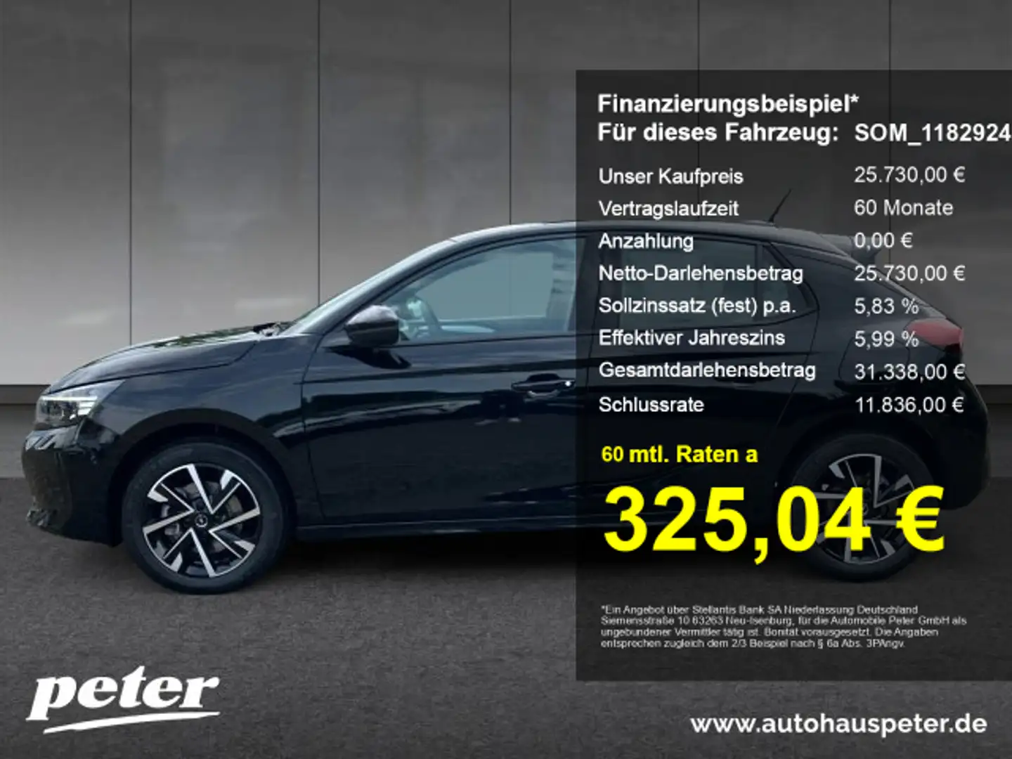 Opel Corsa Corsa F 1.2 GS LED Matrix Licht Rückfahrkamera Schwarz - 1