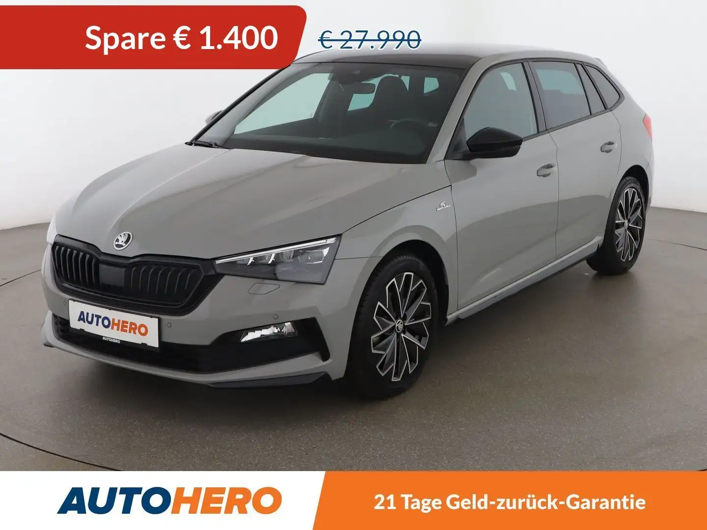 Skoda Scala 1.5 TSI ACT Monte Carlo *ACC*CAM*SPUR*BT*SHZ* Gris - 1
