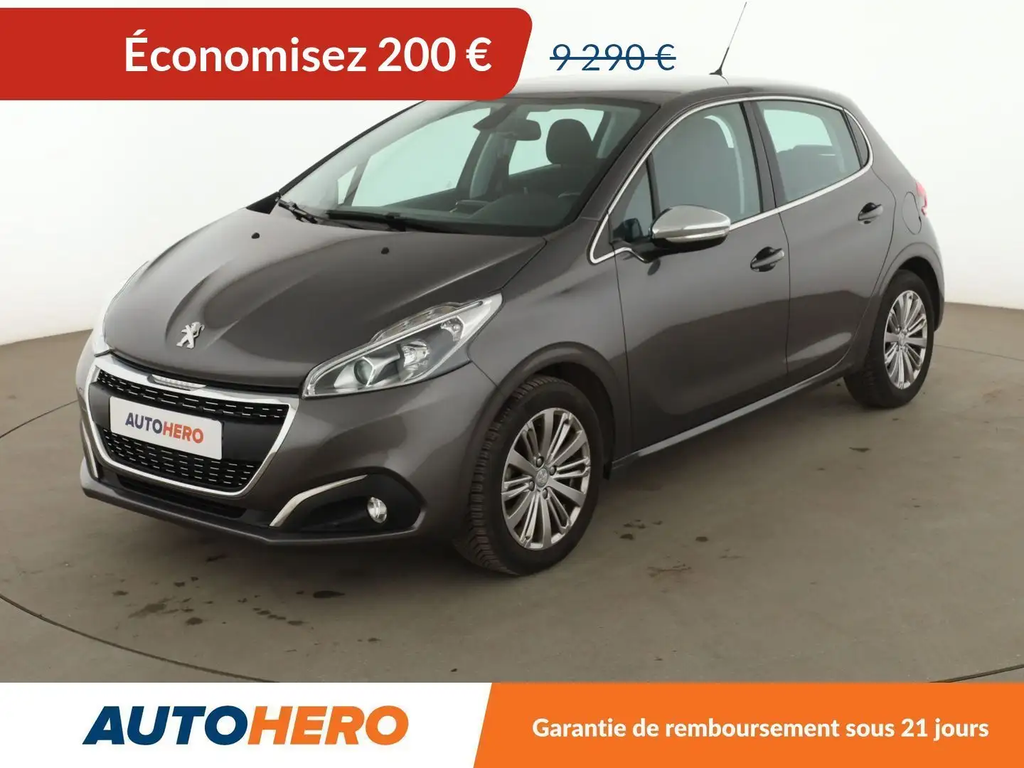 Peugeot 208 1.2 PureTech Allure Gris - 1
