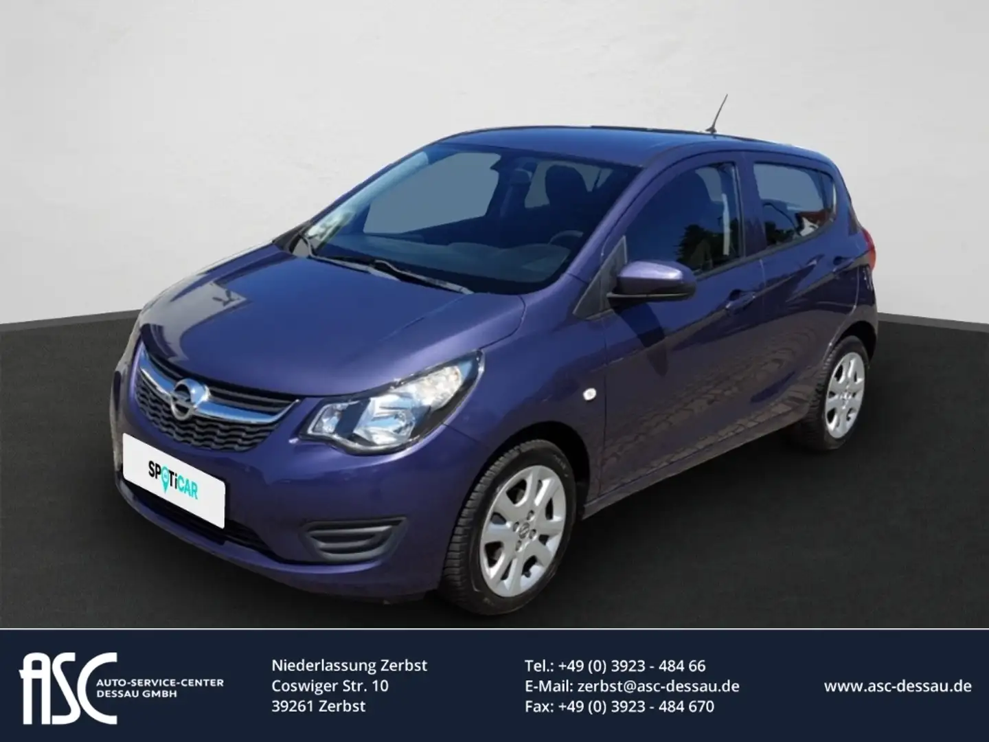 Opel Karl 1.0 Edition, Klima, Allwetterreifen, Tempomat Violett - 1