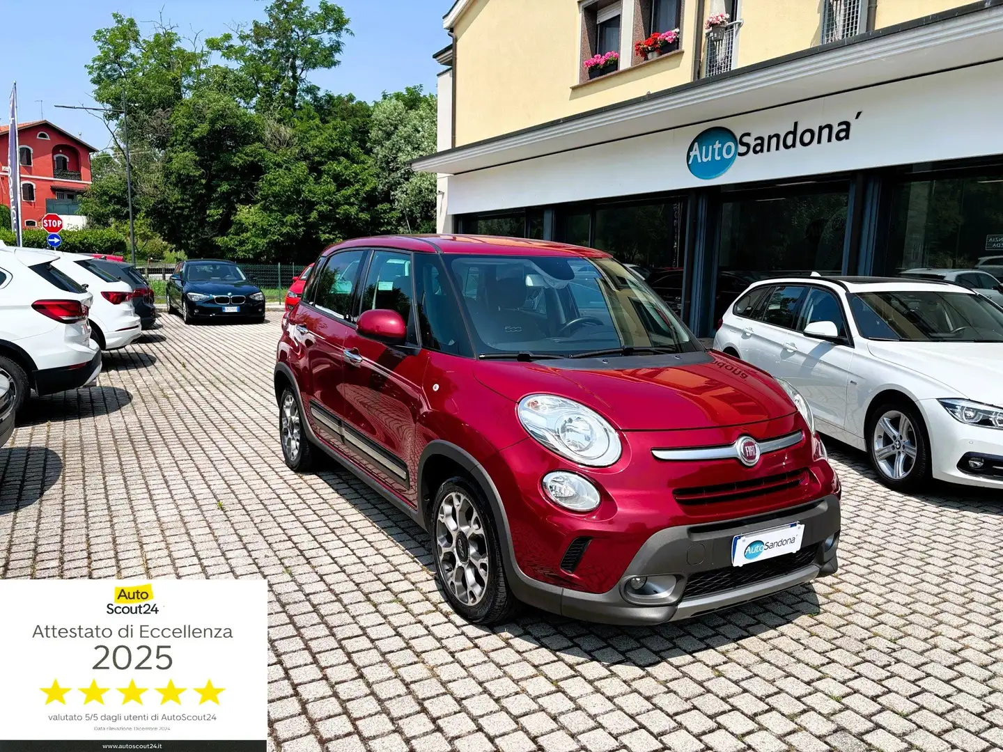 Fiat 500L 500L 1.3 mjt Trekking 85cv OK NEOPATENTATI Rosso - 1