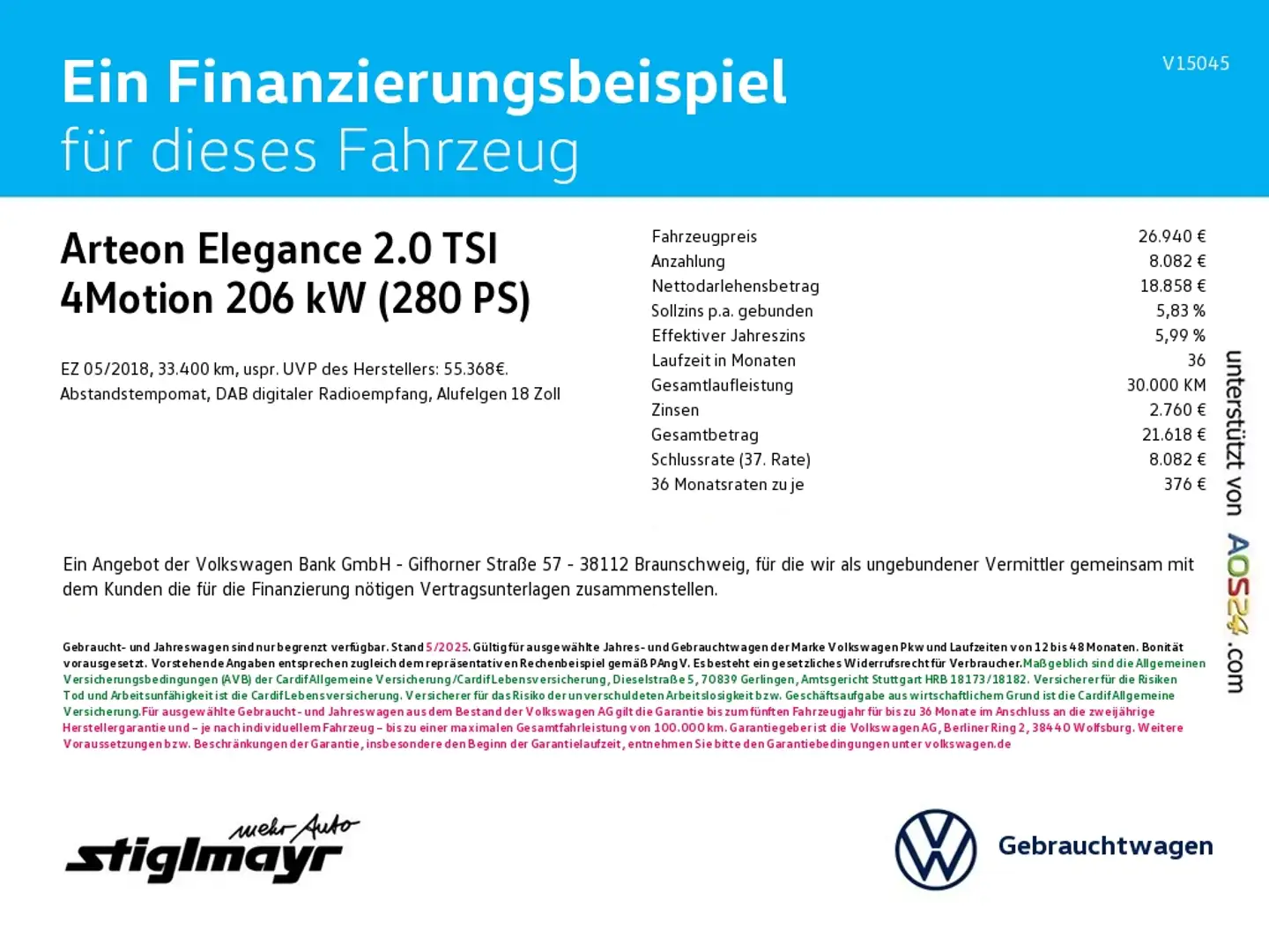 Volkswagen Arteon Elegance 2.0 TSI 4Motion ACC+LED+NAVI Stříbrná - 2
