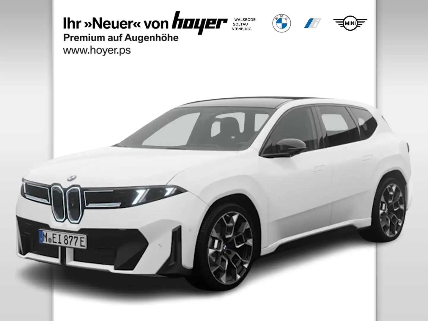 BMW iX3 50 xDrive M Sportpaket Pro AHK Pano 3D HUD Weiß - 1