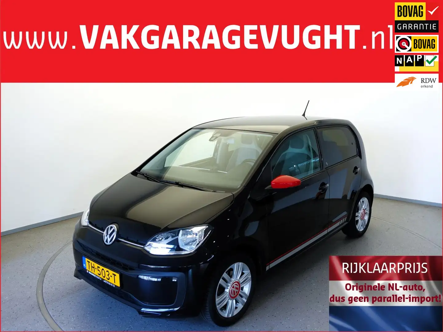Volkswagen up! 1.0i 60pk 5-deurs "Up! Beats Comfort & Executive" Zwart - 1