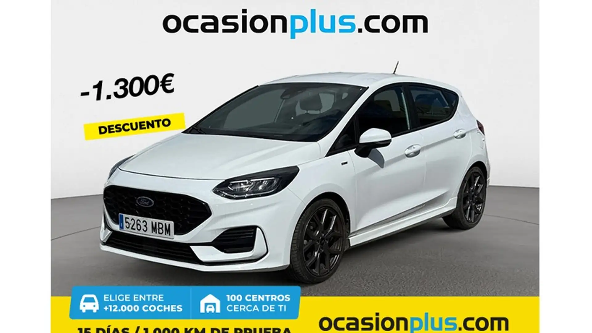 Ford Fiesta 1.0 EcoBoost MHEV ST Line 125 Blanco - 1