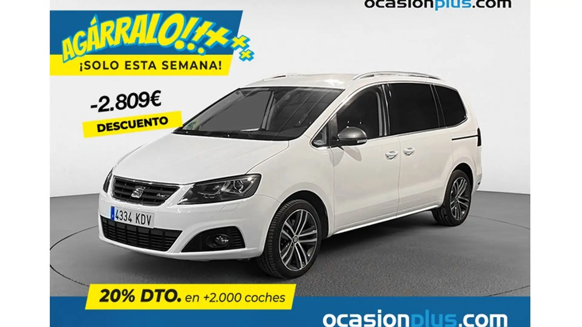 SEAT Alhambra 2.0TDI CR S&S Style Adv. 4D DSG 184 Blanco - 1