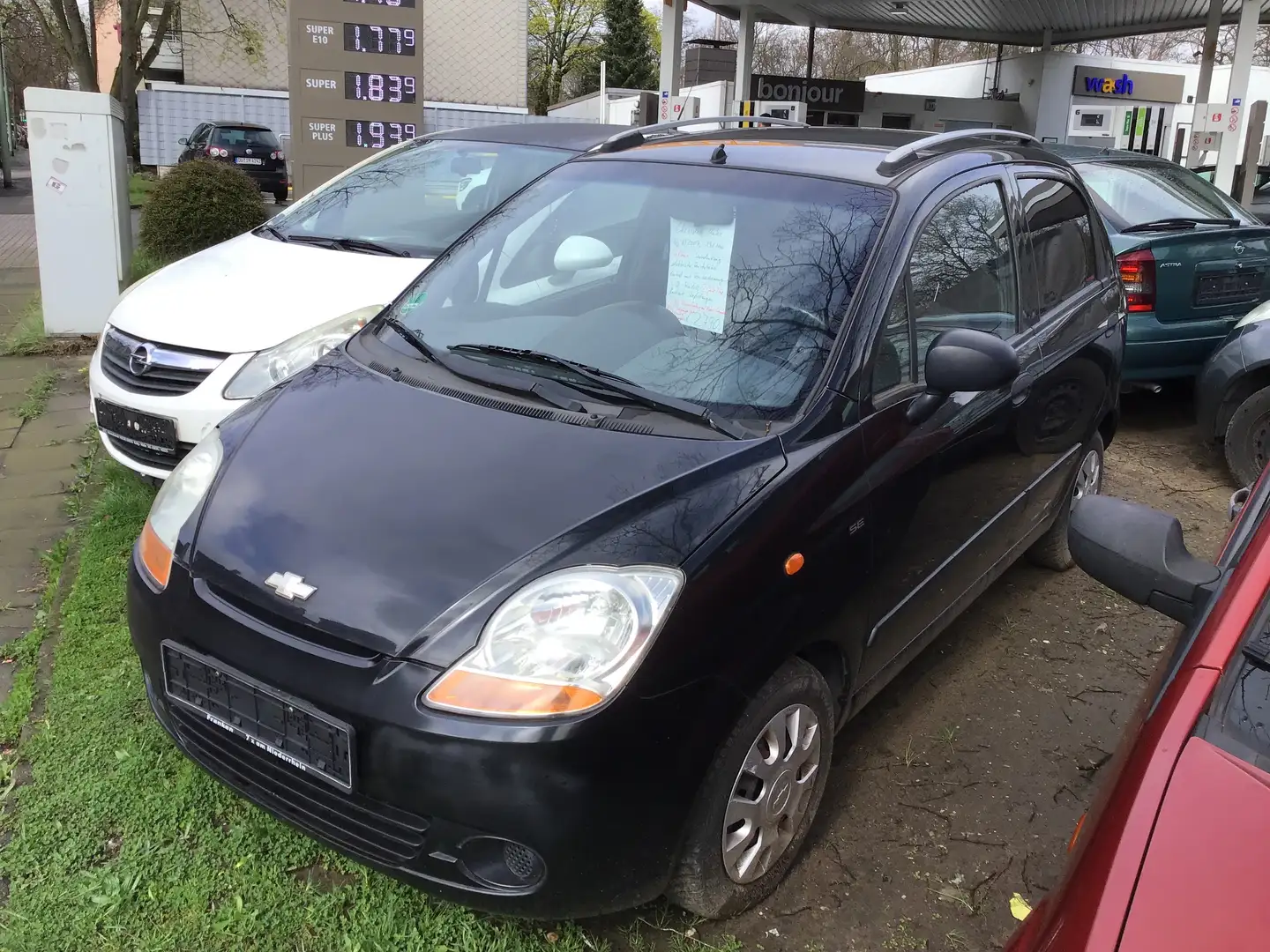 Chevrolet Matiz 1.0 SX,2 J. TÜV,1 Jahr Garantie,viele Extras Negro - 2