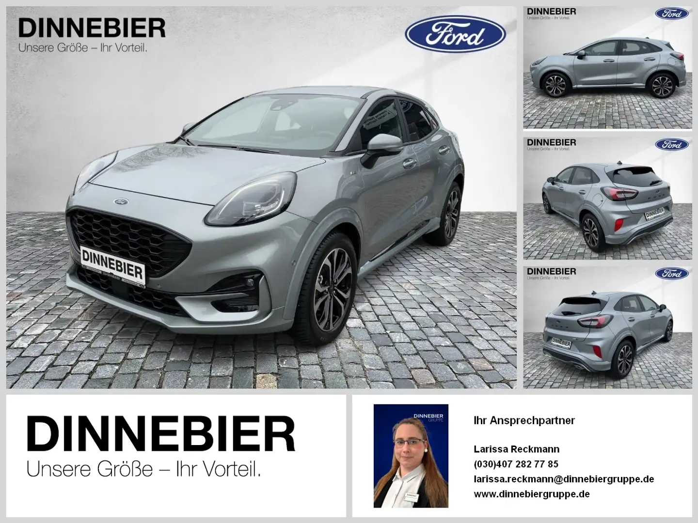 Ford Puma ST-Line Allwetter+Kamera+Winterpaket Plateado - 1