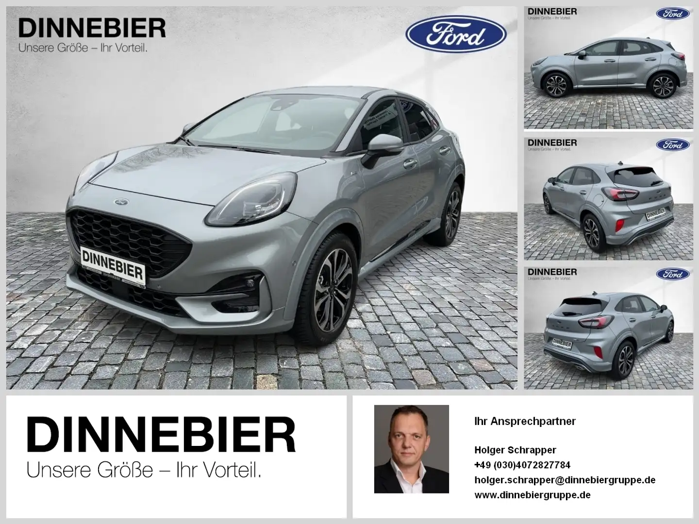 Ford Puma ST-Line Allwetter+Kamera+Winterpaket Argent - 1