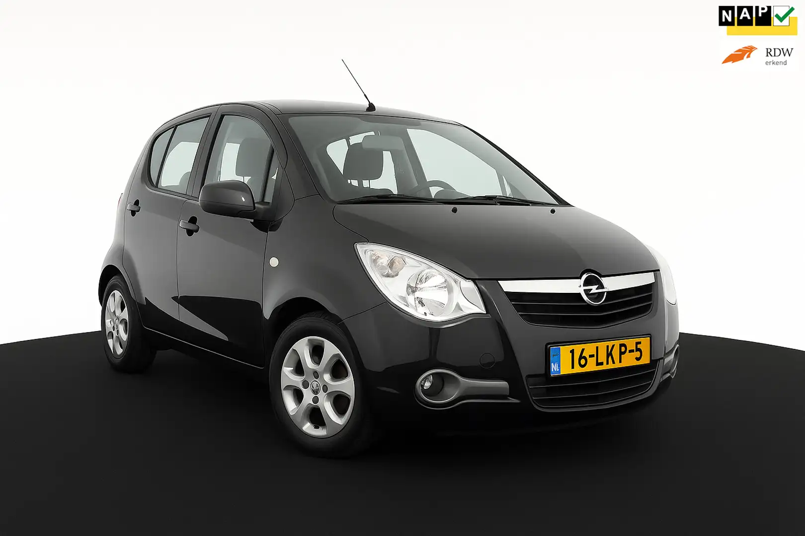 Opel Agila 1.2 Edition |AUTOMAAT| Schwarz - 1