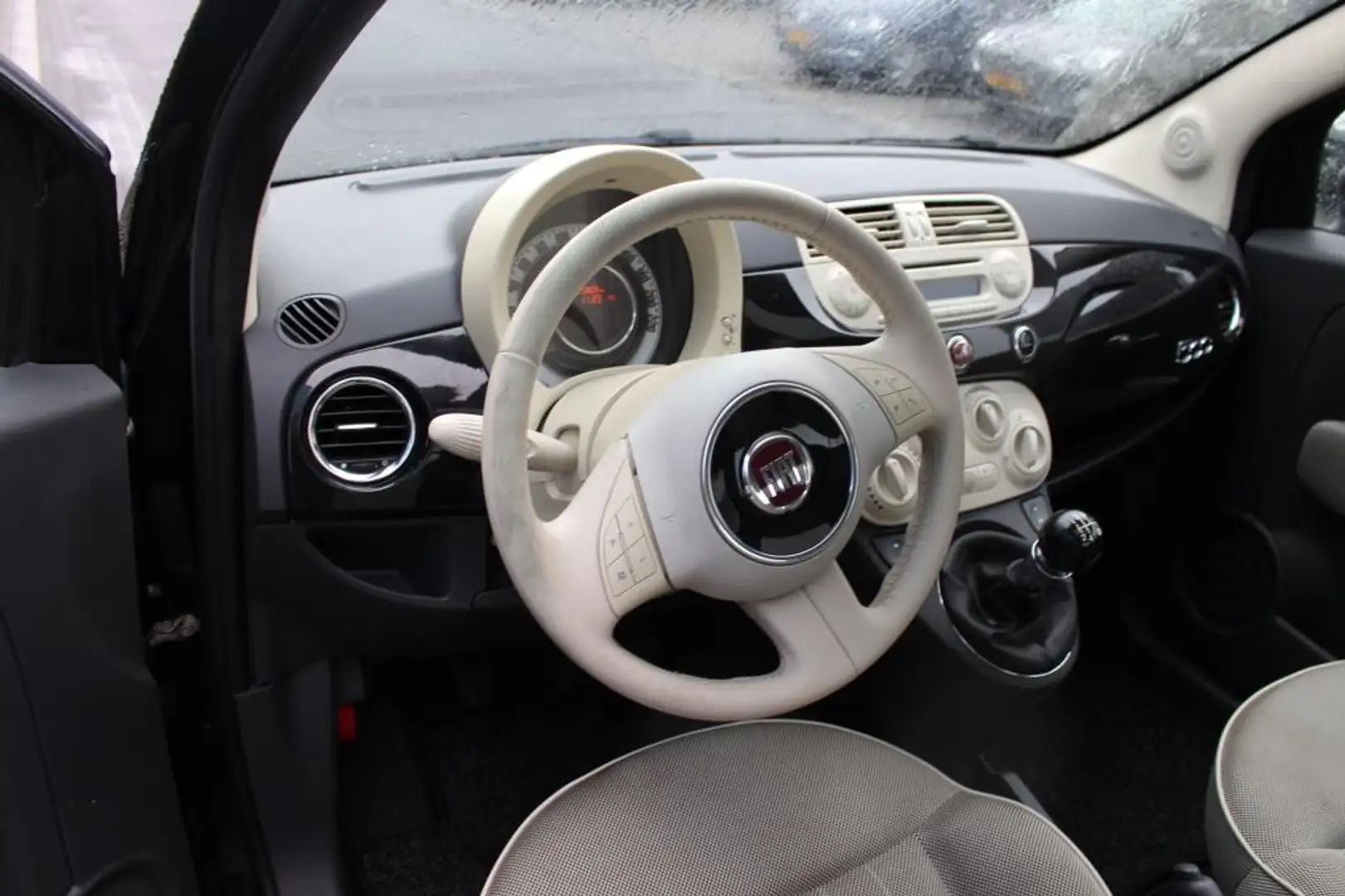 Fiat 500 1.2 Lounge Zwart - 2