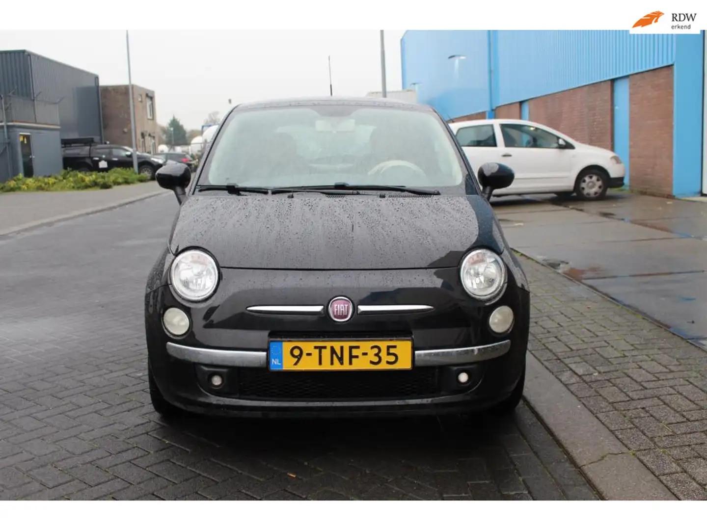 Fiat 500 1.2 Lounge Zwart - 1