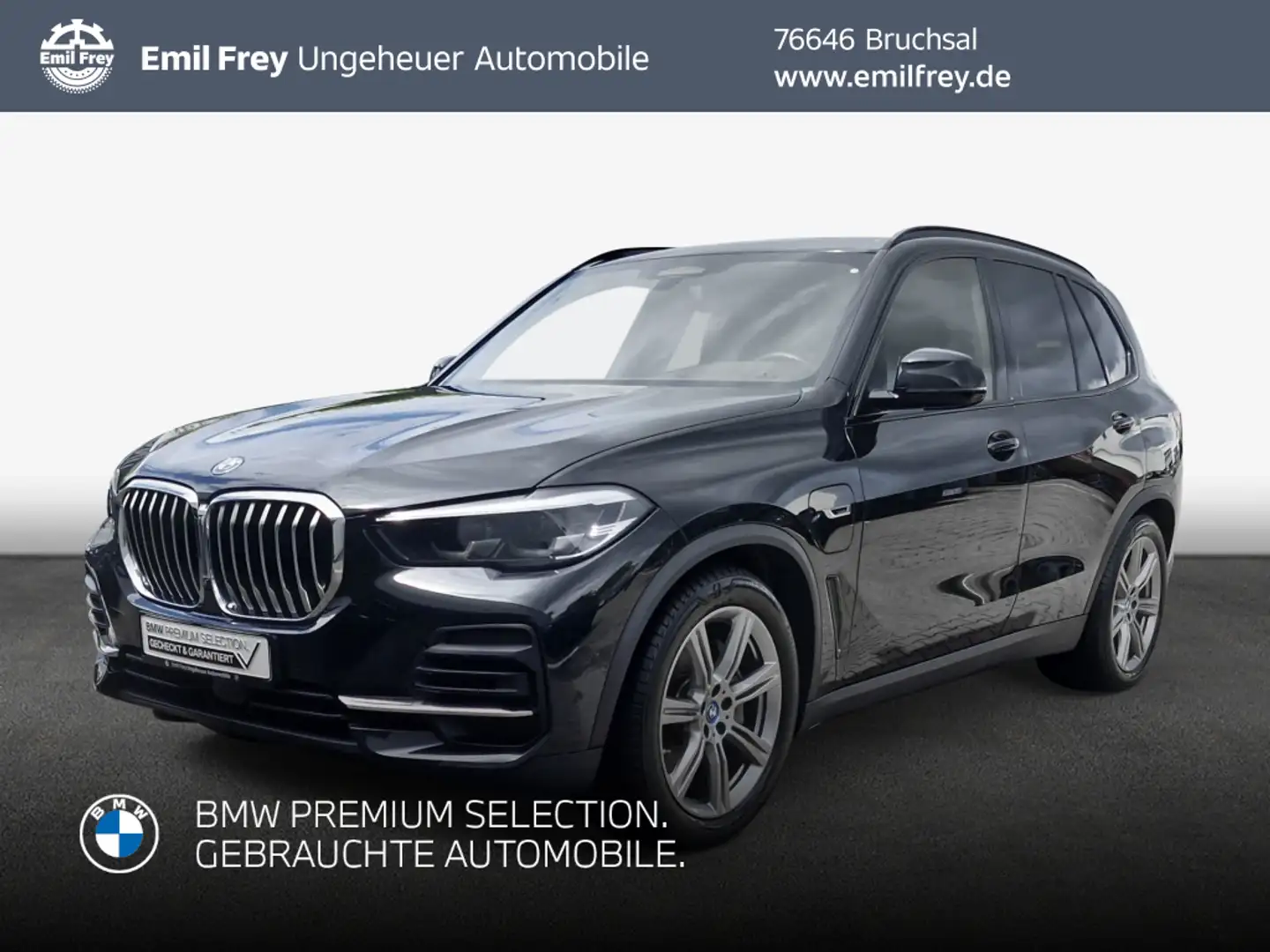 BMW X5 xDrive45e, SHZ, Komfortsitze, Alarmanl. Zwart - 1