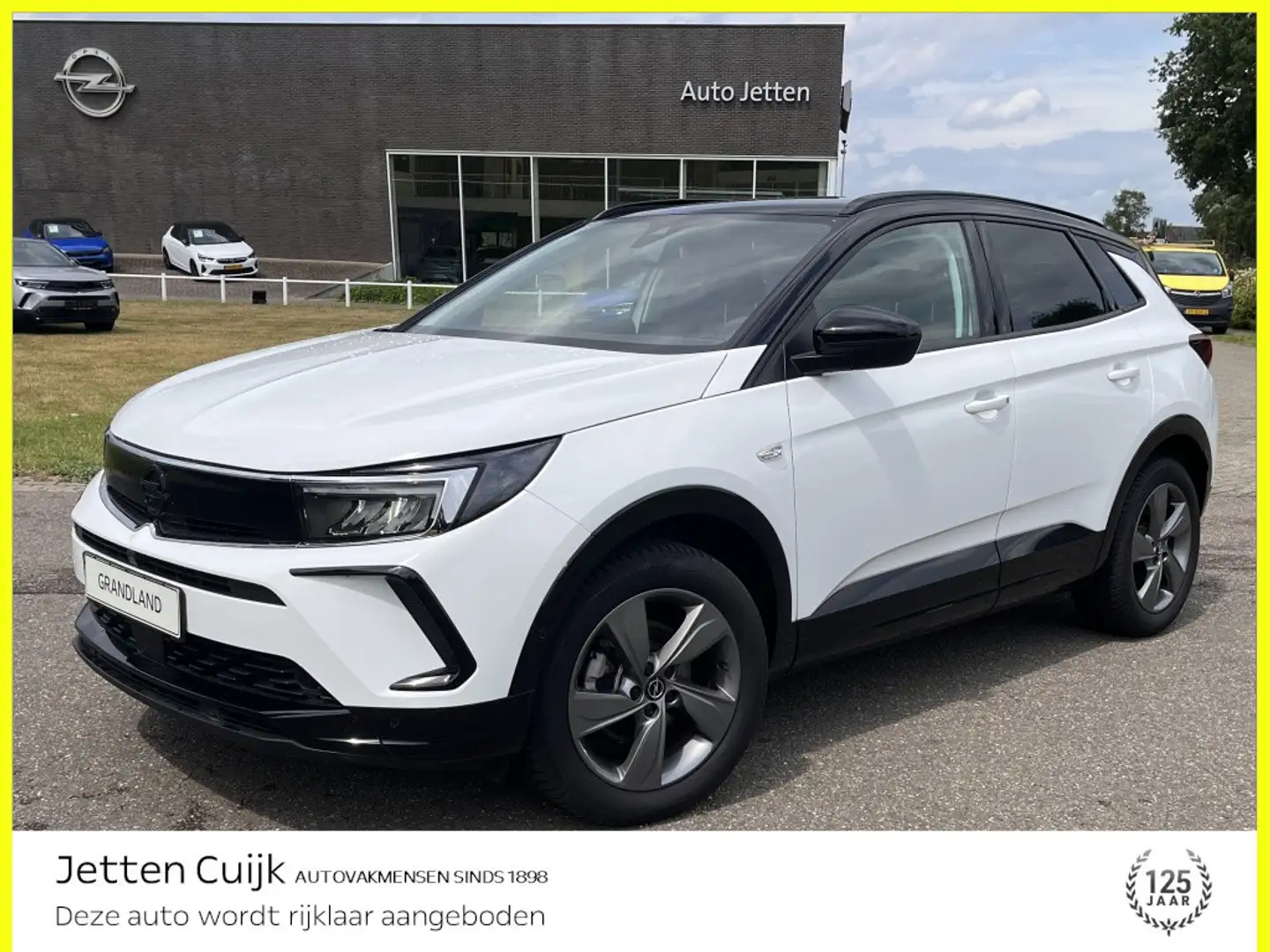 Opel Grandland 1.2 Turbo Ultimate AUTOMAAT # RIJKLAAR # Weiß - 1