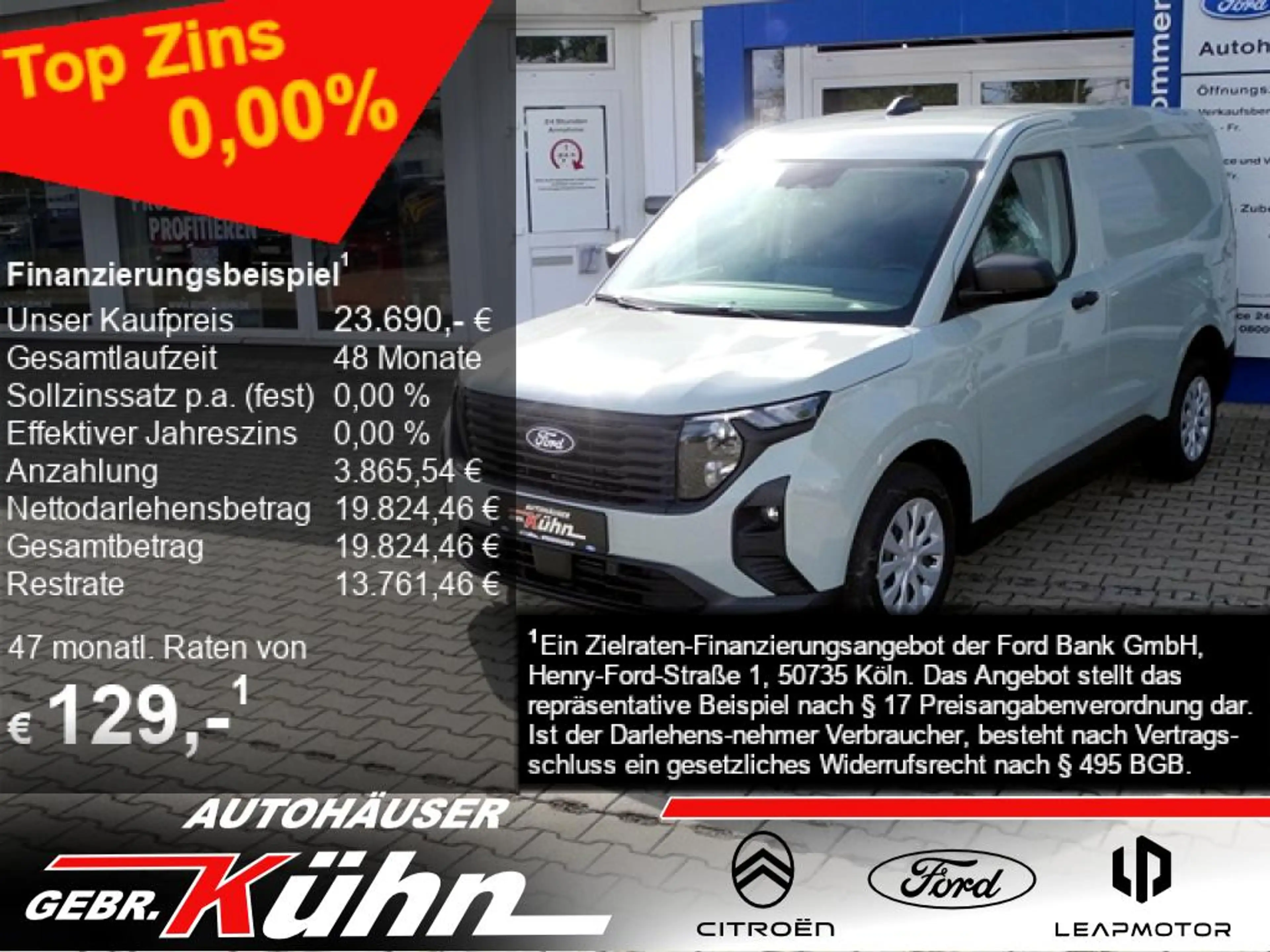 Ford Transit Courier 1,0 l Trend - Tempo, Kamera, PDC, Allw., Sitzh.