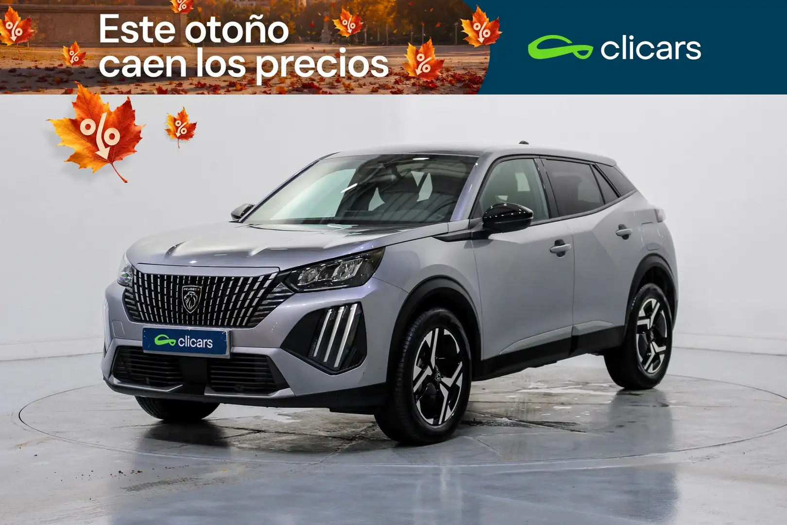 Peugeot 2008 Hybrid 136 Allure eDCS6 Gris - 1
