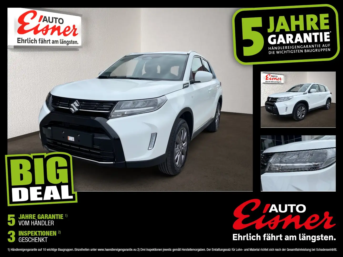 Suzuki Vitara 1.4 GL HYBRID CLEAR Tageszulassung ! Weiß - 1