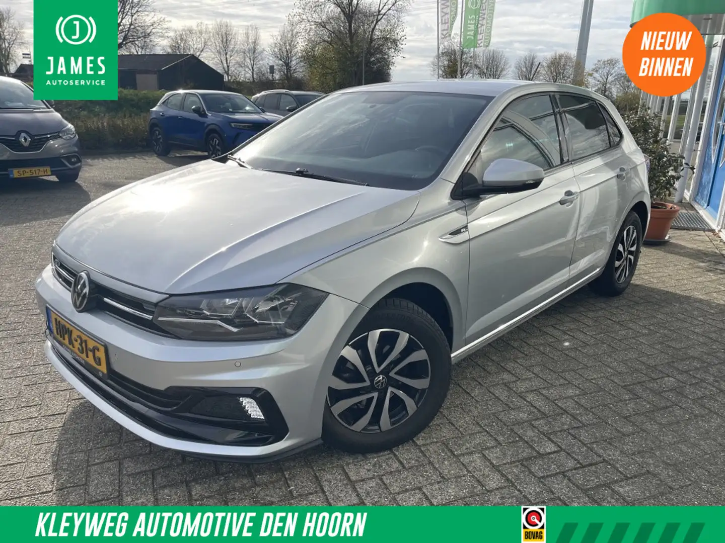 Volkswagen Polo 1.0 TSI R-Line, Nav, Carplay, Camera, PDC Grijs - 1