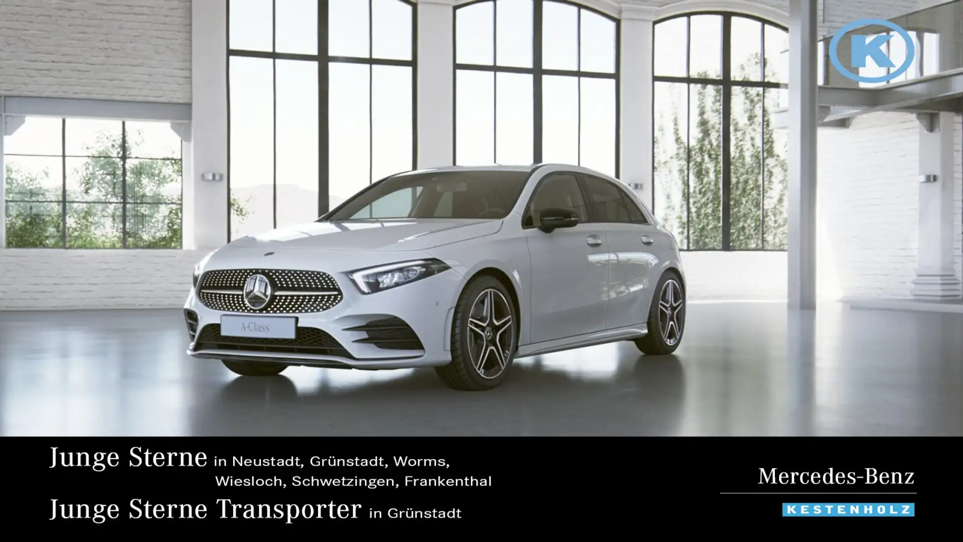 Mercedes-Benz A 250 A 250 e AMG+NIGHT+KAMERA+AMBI+SITZHZ+SPUR/BREMS Weiß - 1