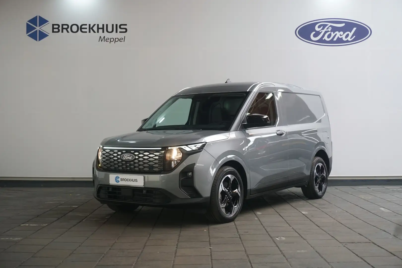 Ford Transit Courier E-Transit Limited 44 kWh | Voorraad, Snel Leverbaa Zilver - 2