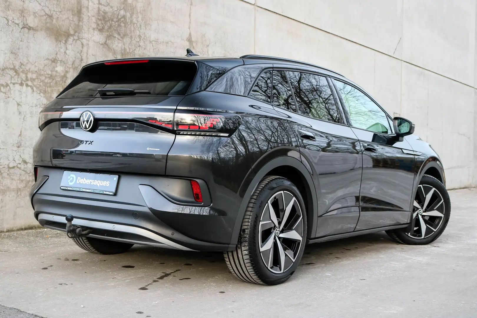 Volkswagen ID.4 77 kWh 4Motion GTX 299pk! WARMTEPOMP TREKHAAK Grijs - 2