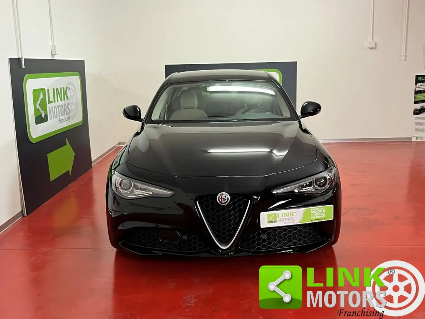 Alfa Romeo Giulia 2.2 JTD 180 CV AT8 Super GARANZIA - DISTR - BOLLO Noir - 2