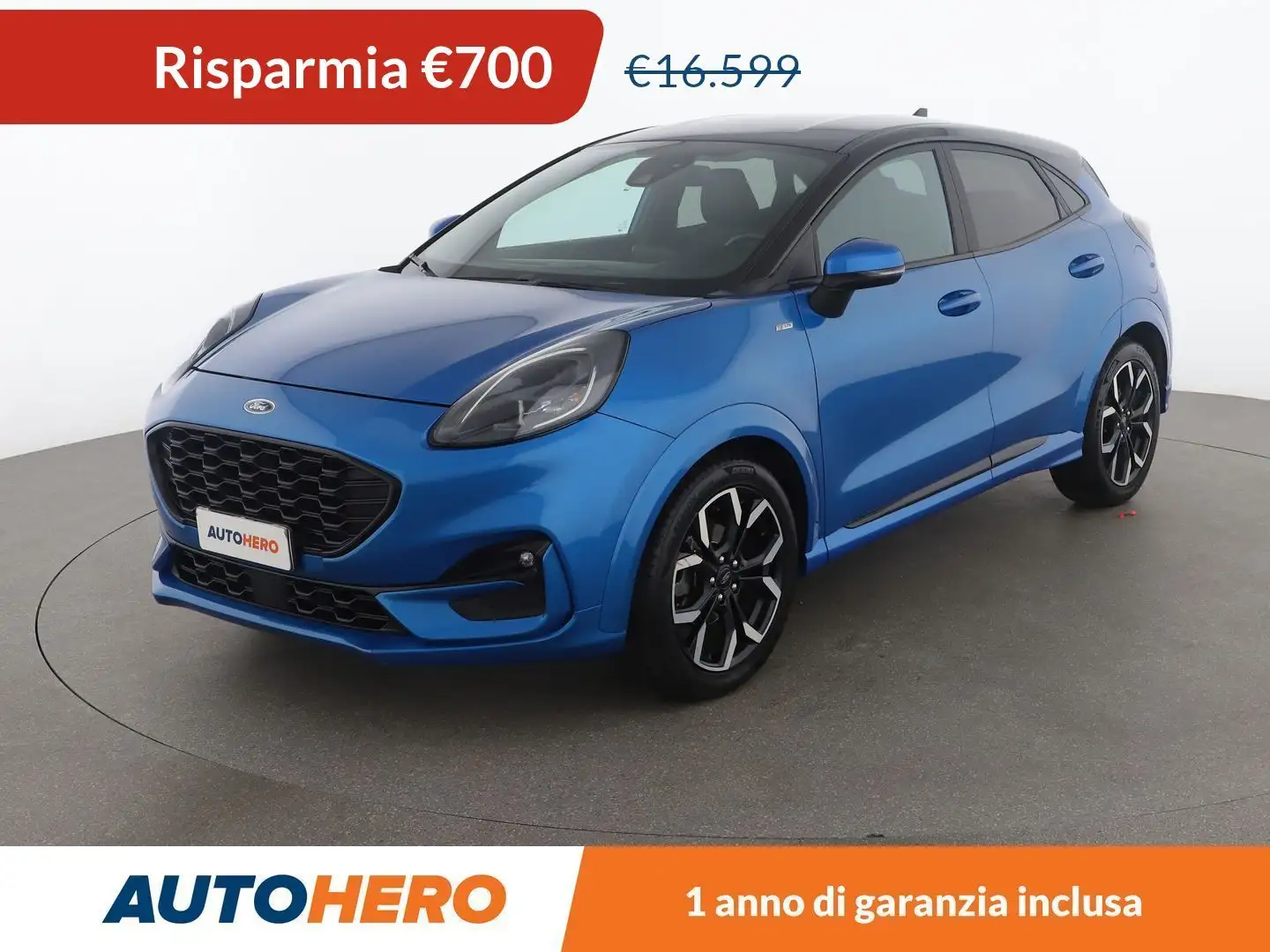 Ford Puma 1.0 EcoBoost ST-Line X 125 CV MHEV Blu/Azzurro - 1