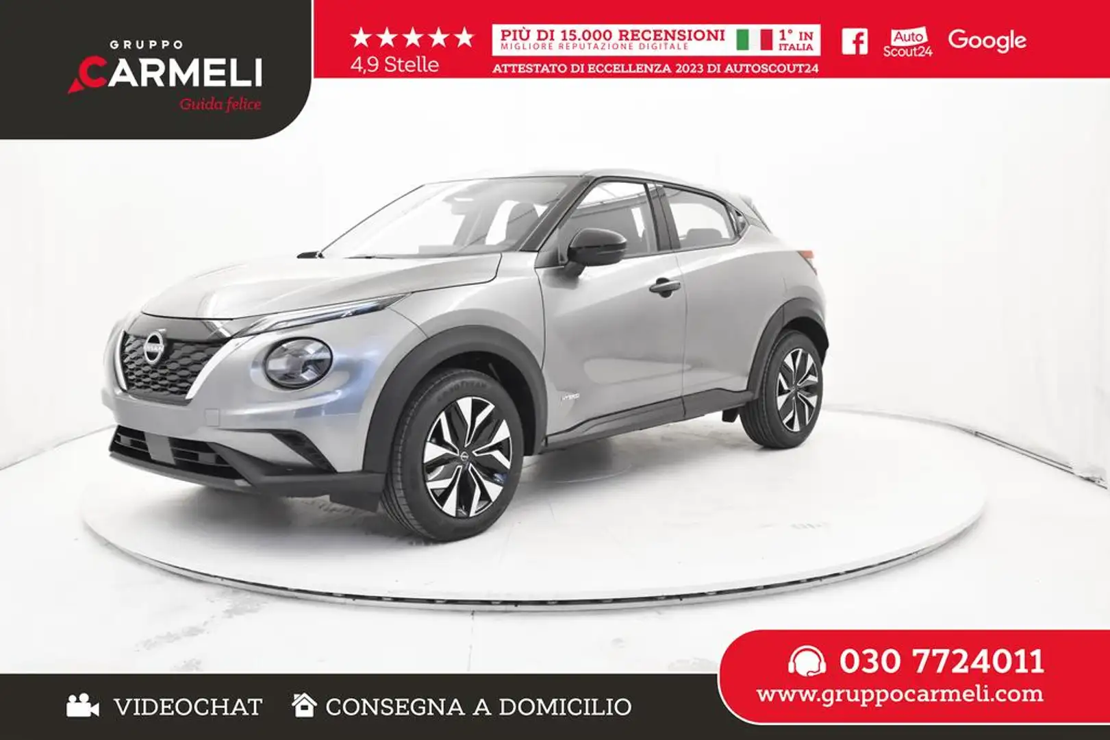 Nissan Juke 1.6 hev Acenta Grigio - 1