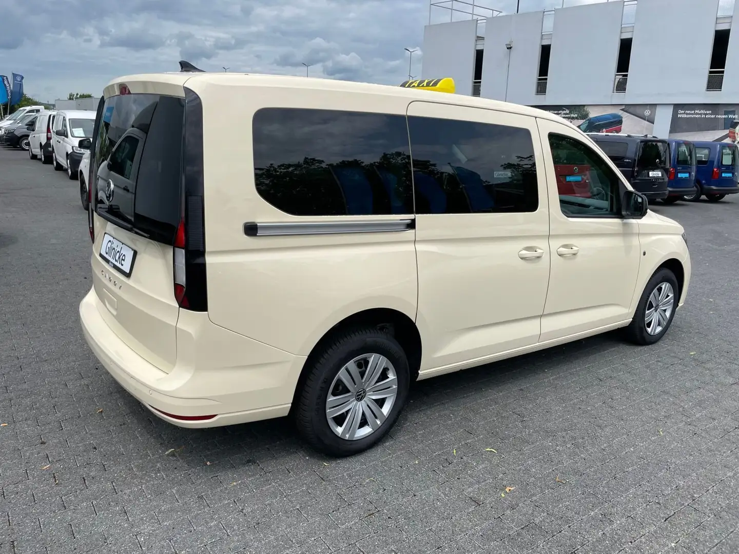Volkswagen Caddy Taxi 2.0 TDI Taxameter Alarm LED Kame Beige - 2