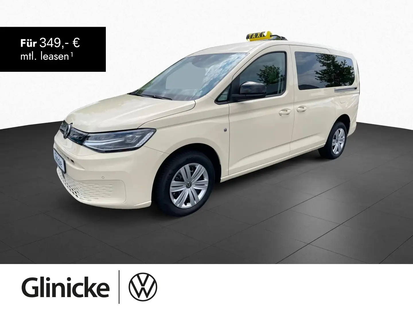 Volkswagen Caddy Taxi 2.0 TDI Taxameter Alarm LED Kame Beige - 1