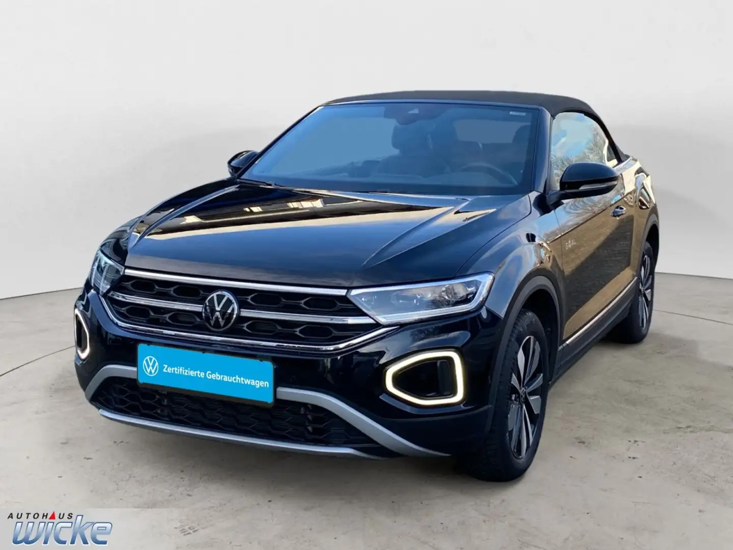 Volkswagen T-Roc Cabriolet 1.5 TSI DSG Goal NAVI KLIMA LED LM Noir - 2