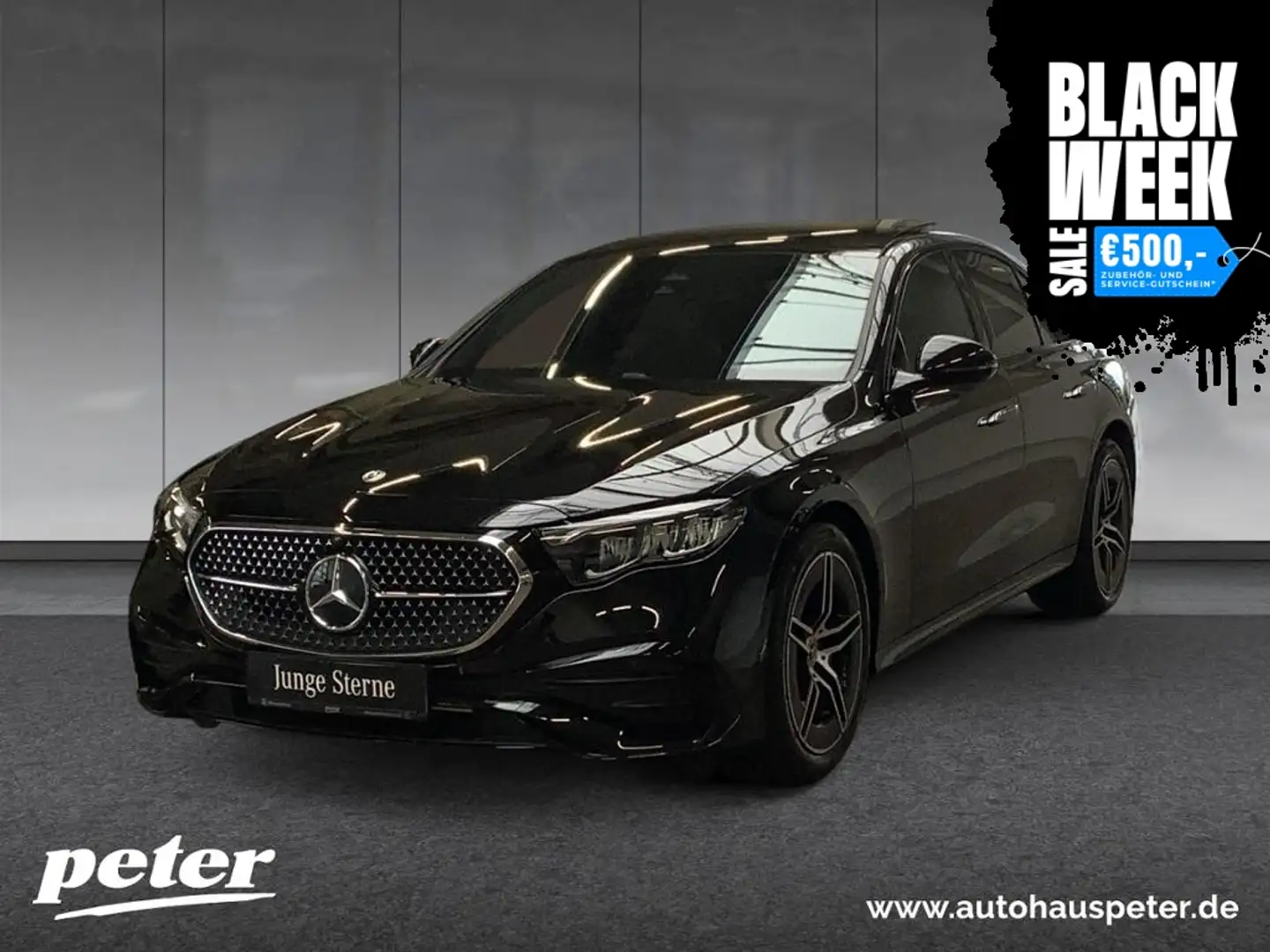 Mercedes-Benz E 200 AMG/Night/Advanced/19"/LED/Panorama-SD/ Schwarz - 1