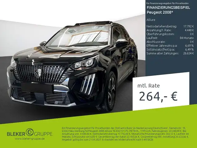 2024 Peugeot 2008 in Black for sale