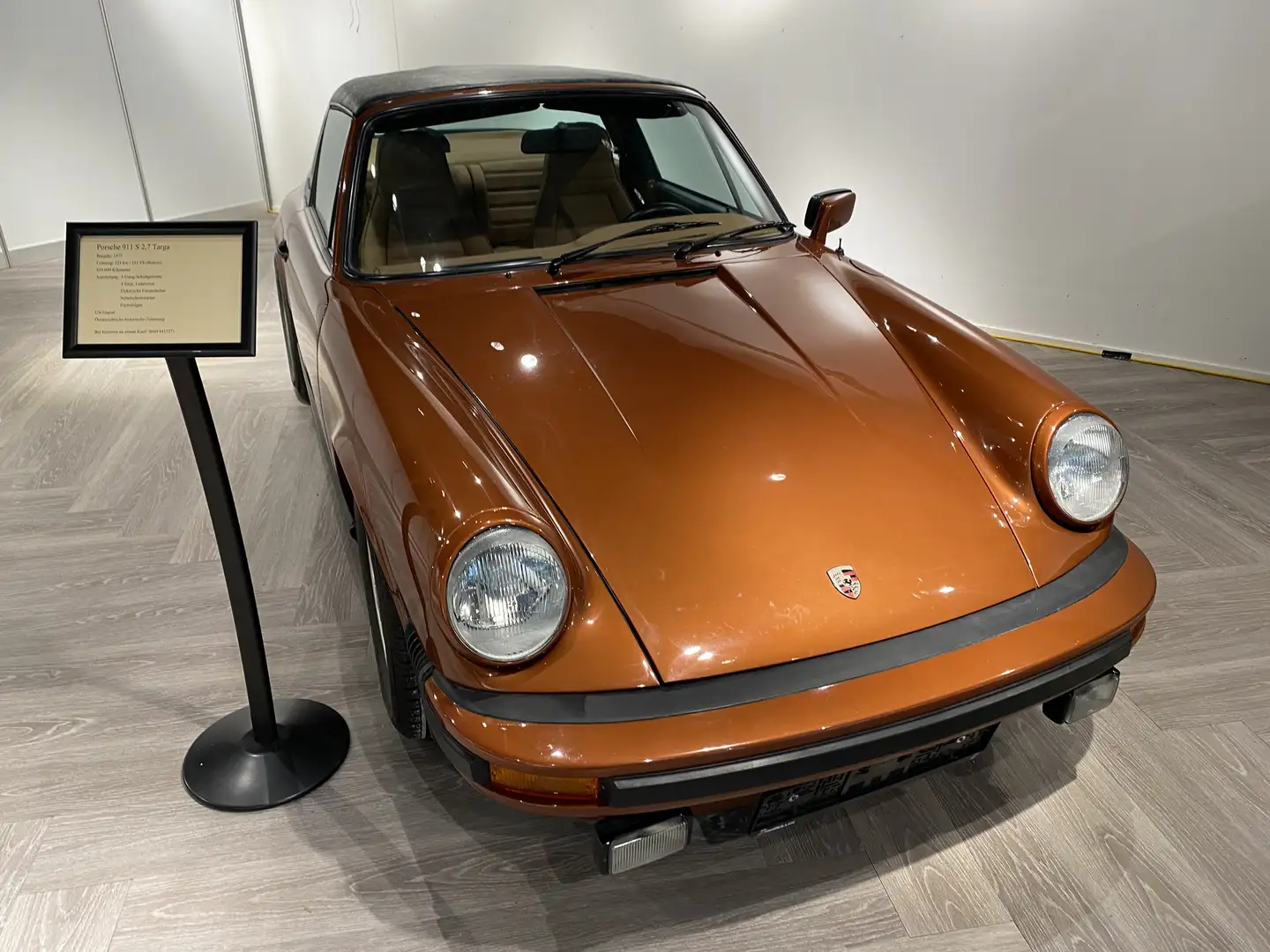 Porsche 911 911 S 2.7 Targa Sportwagen / Coupé Braun - 2