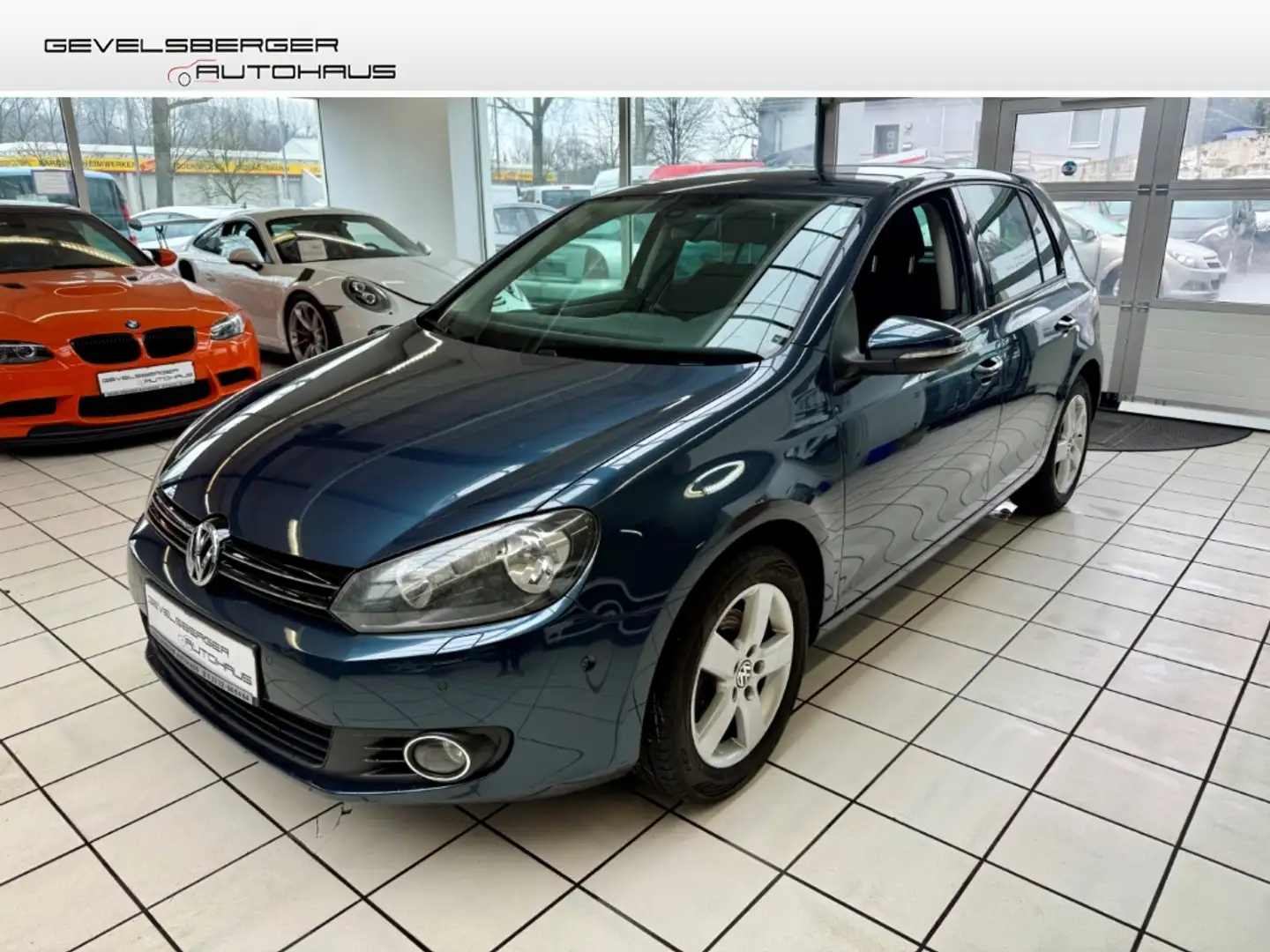 Volkswagen Golf VI Team 1.2 TSI Mehrzonenklima SHZ Parklenkass. Te Niebieski - 1
