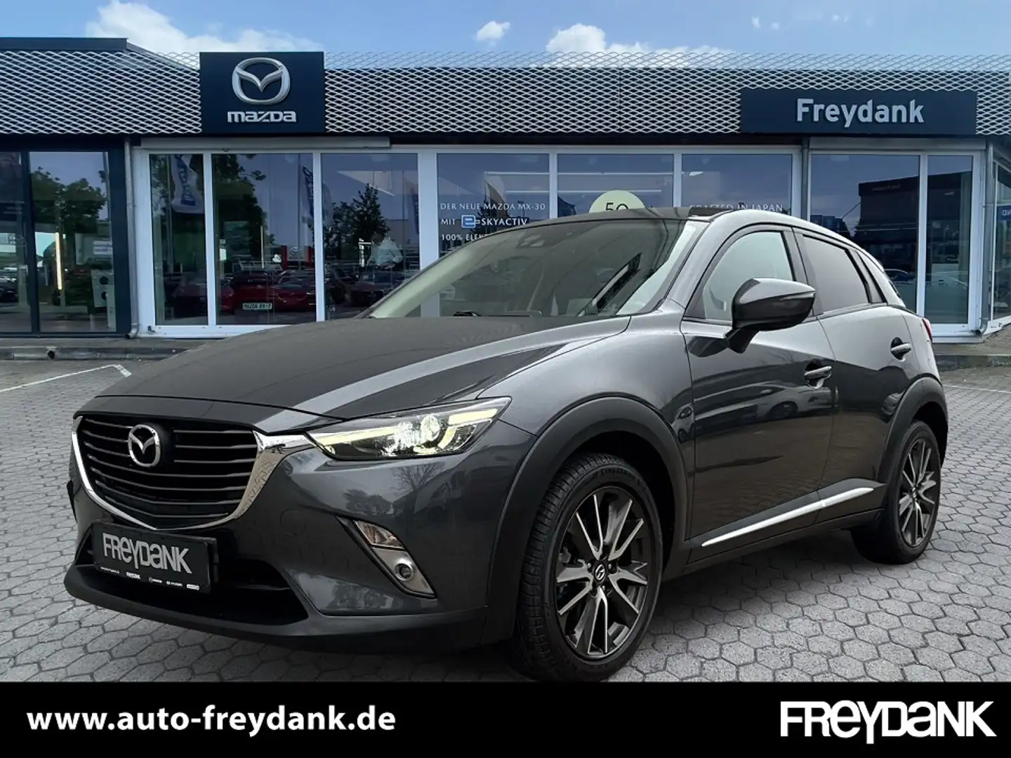 Mazda CX-3 SKYACTIV-G 120 SPORTSLINE NAVI Grijs - 1