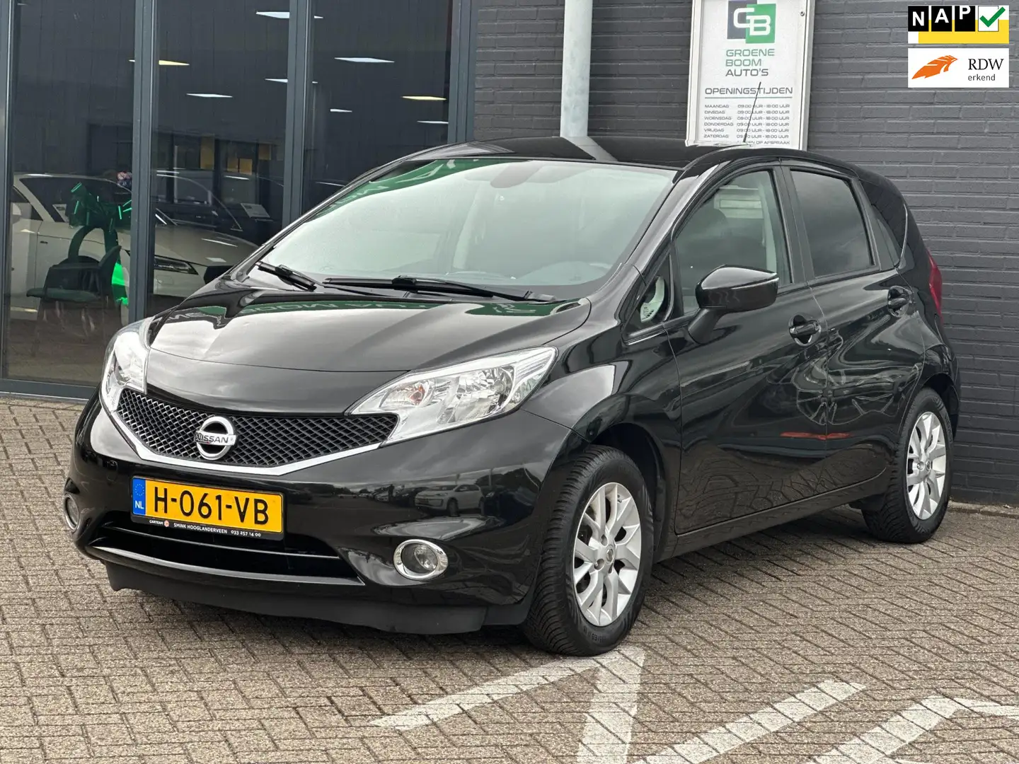 Nissan Note 1.2 Connect Edition/NAVI/AIRCO/STOELVERWARMING/NET Zwart - 1