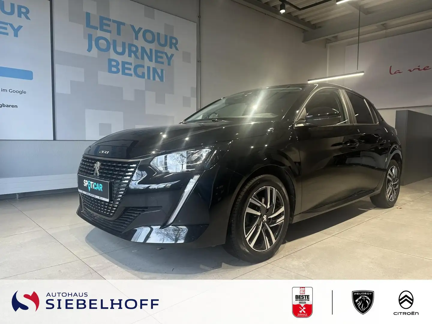 Peugeot 208 Active Pack PureTech 100 EAT8 *NAVI* Schwarz - 2