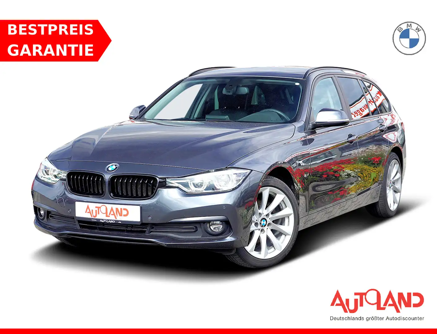 BMW 320 320d xDrive Advantage LED Navi Head-Up Totwinkel Gris - 1