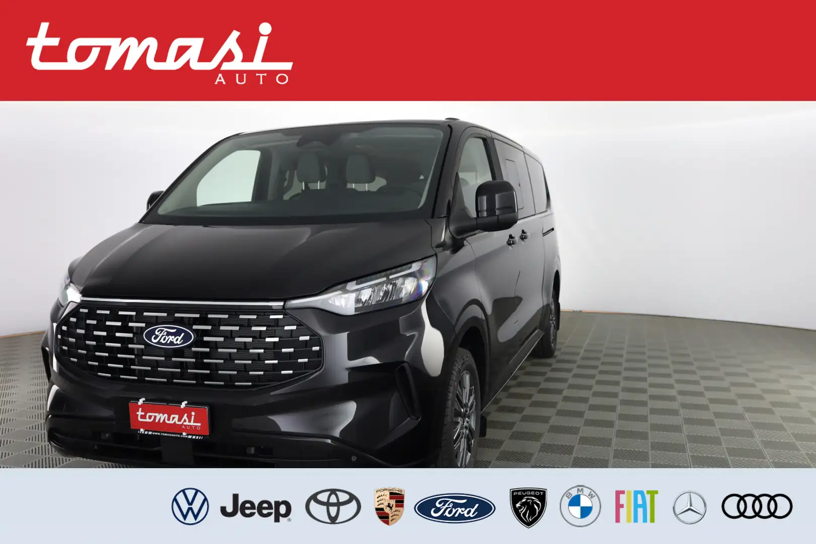 Ford Tourneo Custom 320 2.0 EcoBlue 170CV aut. PL Titanium 9 POSTI Nero - 1