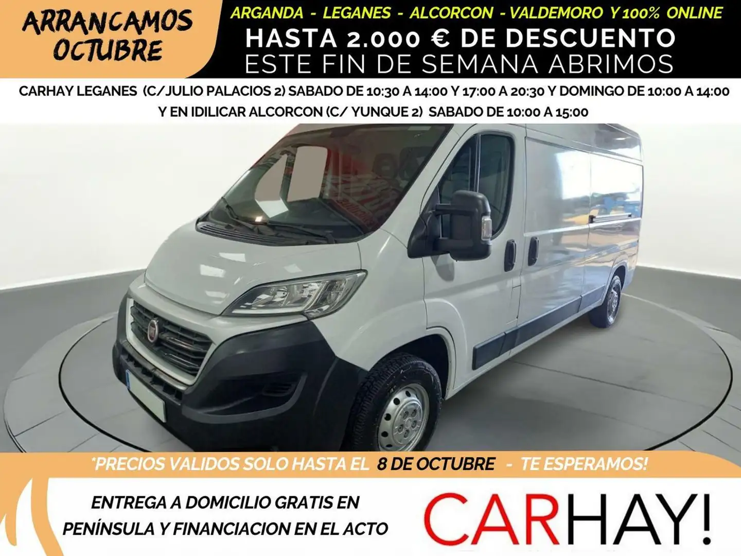 Fiat Ducato 2.0 Mjet L3H2 (EU6) Weiß - 1