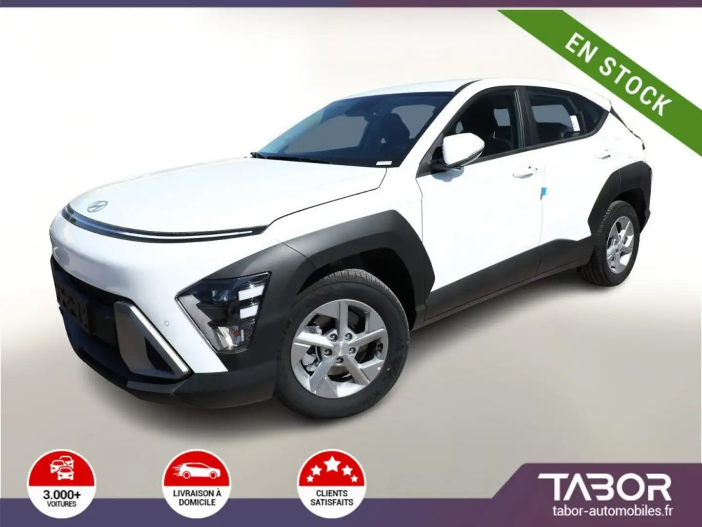 Hyundai KONA 1.6 HEV 129 DCT Select MY25 GPS Blanc - 1