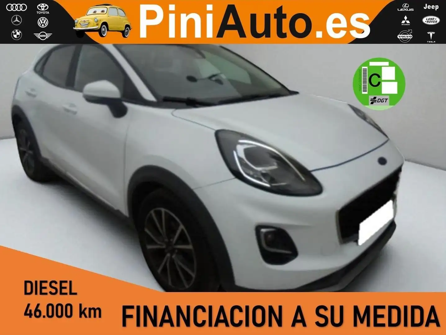 Ford Puma 1.5 Ecoblue Titanium 120 Blanco - 1