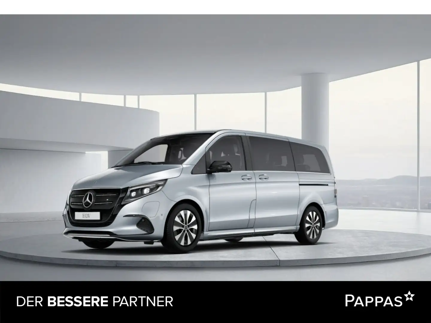 Mercedes-Benz EQV 300 AVANTGARDE Lang 7 Sitze Airm Pano Distr Silber - 1