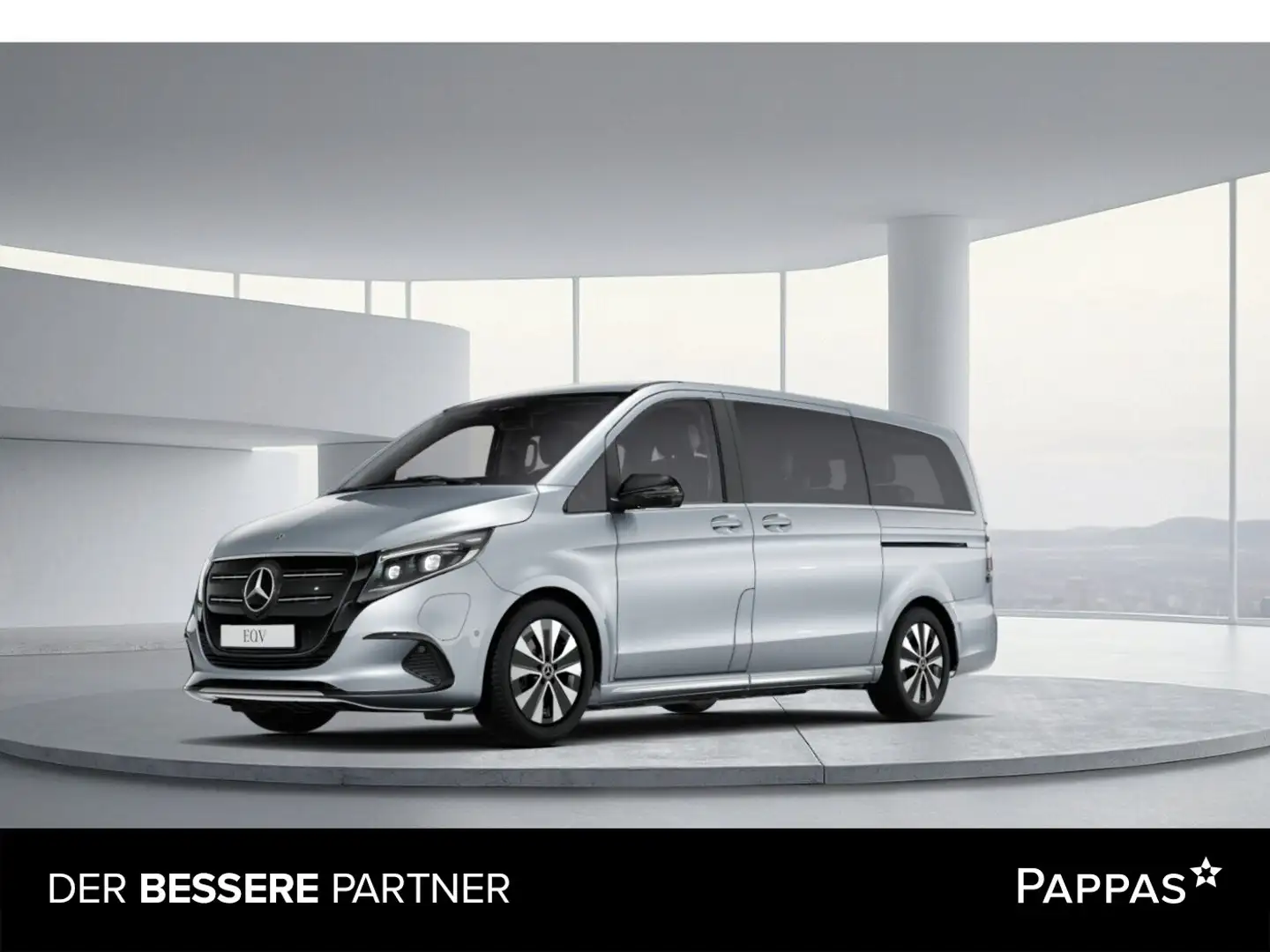 Mercedes-Benz EQV 300 AVANTGARDE Lang 7 Sitze Airm Pano Distr Silber - 1