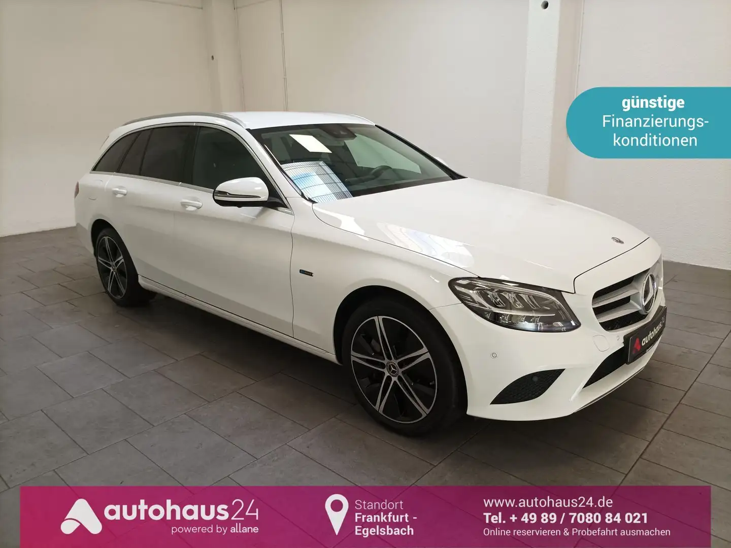 Mercedes-Benz C 300 e T Avantgarde  AHK|ACC|Navi|Kamera|LED Weiß - 1