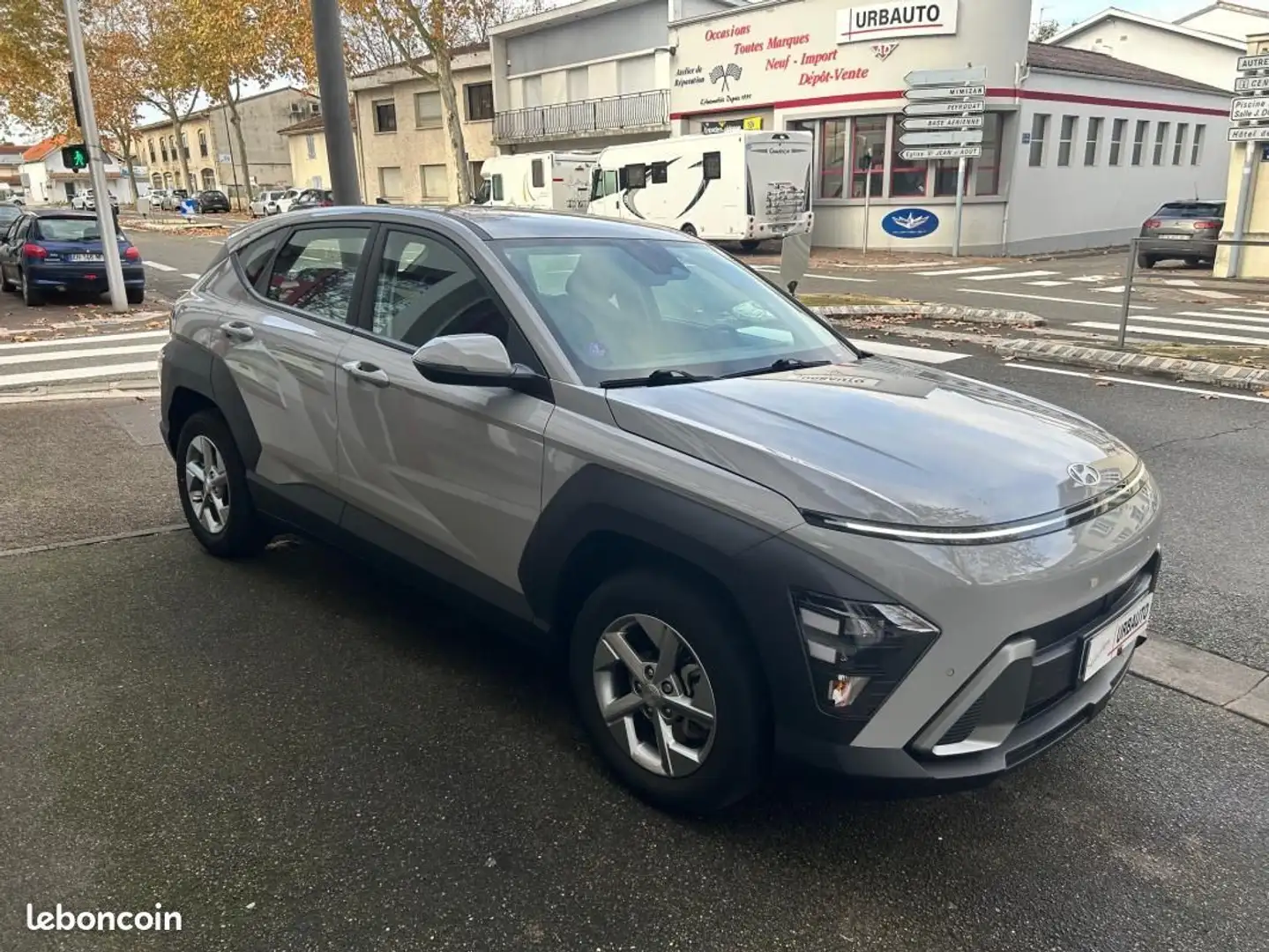 Hyundai KONA 1.6 GDI 141CH HYBRID INTUITIVE DCT-6 Gris - 2